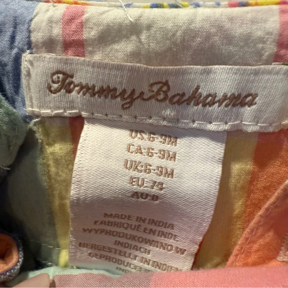 NWT Tommy Bahama‎ Boys Overall Shorts Size 6-9 mos